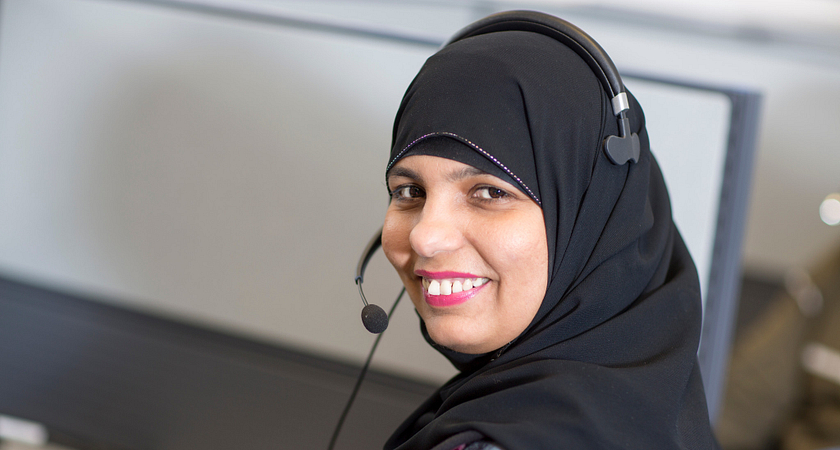 Photo of Centennial College IELTS test taker